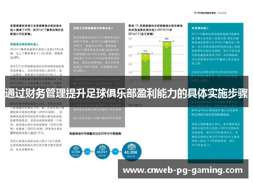 通过财务管理提升足球俱乐部盈利能力的具体实施步骤